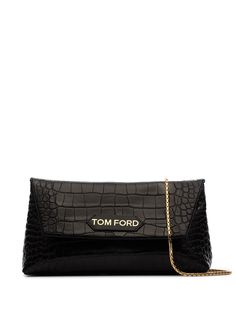 Tom Ford клатч с тиснением под кожу крокодила