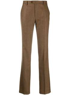 Etro клетчатые брюки строгого кроя