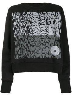 adidas by Stella McCartney толстовка с леопардовым принтом