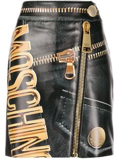 Moschino юбка с логотипом