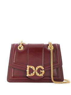 Dolce & Gabbana сумка на плечо с искусственным жемчугом и логотипом