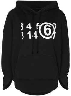 MM6 Maison Margiela худи с логотипом Numerical
