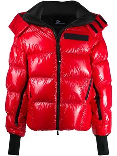 Moncler Grenoble глянцевый пуховик