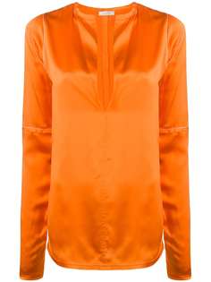 Nina Ricci удлиненная блузка с V-образным вырезом