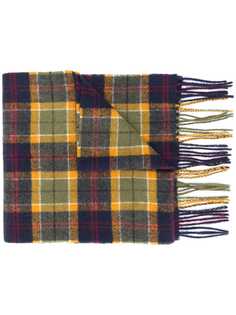 Barbour шарф в клетку тартан
