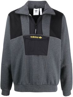 adidas джемпер с вышитым логотипом