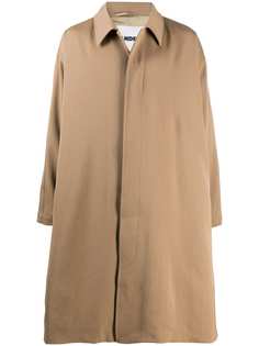 Jil Sander однобортное пальто оверсайз