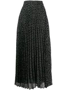 Emporio Armani юбка из ткани филькупе в горох