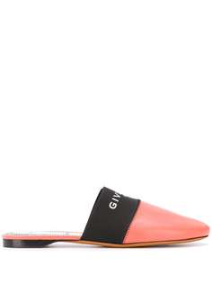 Givenchy мюли Paris с логотипом