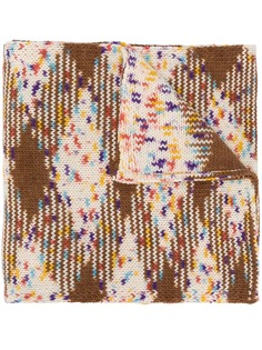 Missoni кашемировый шарф с геометричным принтом