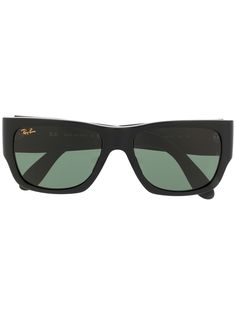 Ray-Ban солнцезащитные очки Nomad в прямоугольной оправе