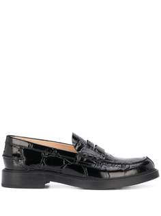 Tods лоферы с жатым эффектом Tod`S