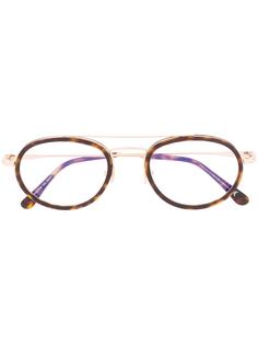 Tom Ford Eyewear очки FT5676B в круглой оправе