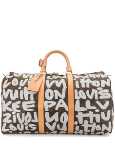 Louis Vuitton дорожная сумка Graffiti Keepall 50 2001-го года