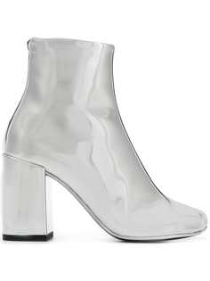 MM6 Maison Margiela metallic ankle boots