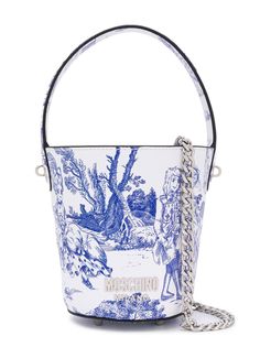 Moschino сумка-ведро Willow с узором