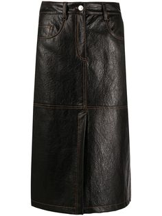 MSGM юбка миди прямого кроя