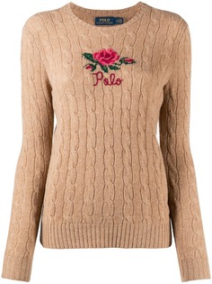 Polo Ralph Lauren джемпер фактурной вязки с логотипом