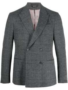 Z Zegna двубортный пиджак в клетку