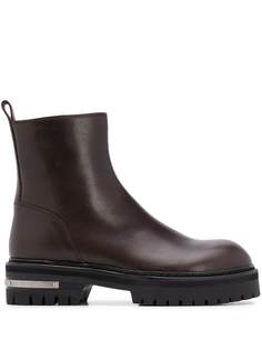 Ann Demeulemeester ботинки с закругленным носком