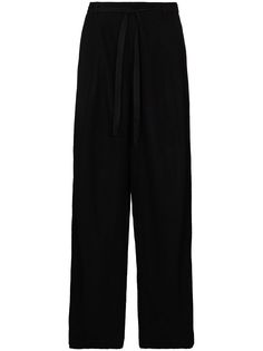 Ann Demeulemeester широкие брюки с кулиской