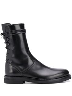 Ann Demeulemeester ботинки со шнуровкой сзади