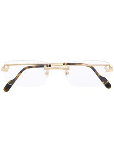 Cartier Eyewear солнцезащитные очки Première de Cartier в прямоугольной оправе