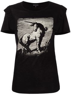 Ann Demeulemeester футболка с принтом