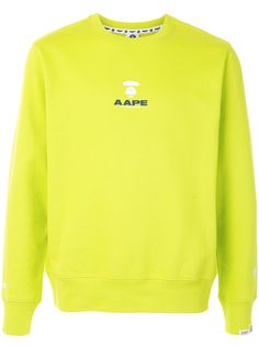 AAPE BY *A BATHING APE® толстовка с круглым вырезом и логотипом