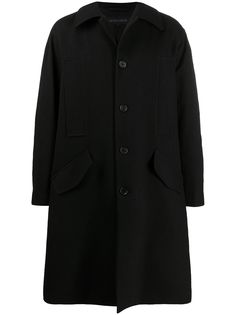 Ann Demeulemeester однобортное пальто