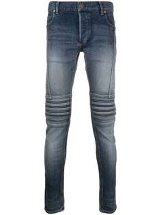 Balmain джинсы скинни с эффектом потертости