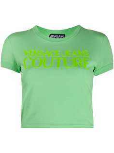 Versace Jeans Couture футболка с вышитым логотипом