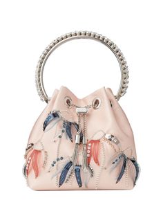Jimmy Choo сумка Bon Bon с цветочным принтом