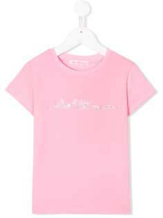 Miss Blumarine футболка с декорированным логотипом