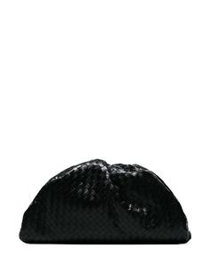 Bottega Veneta клатч с плетеной отделкой