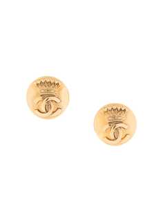 Chanel Pre-Owned серьги 1996-го года с логотипом CC