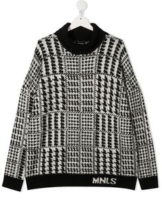 Monnalisa двухцветный джемпер