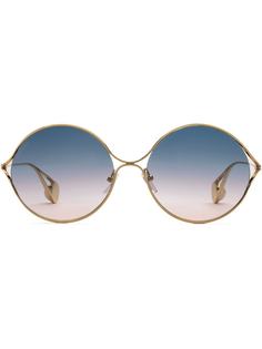 Gucci Eyewear солнцезащитные очки в круглой оправе