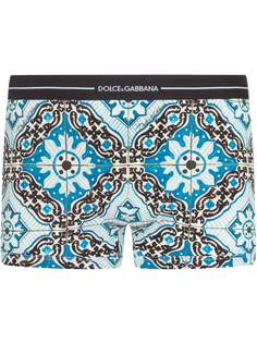 Dolce & Gabbana боксеры с принтом Maiolica