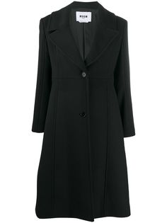 MSGM расклешенное пальто длины миди