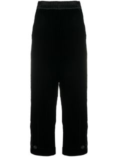Emporio Armani брюки широкого кроя с завышенной талией