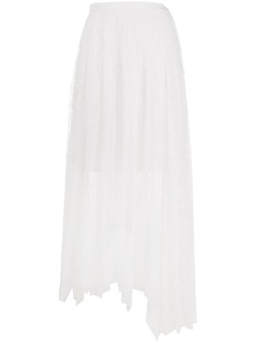 MSGM юбка с цветочным кружевом