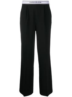 Calvin Klein Jeans брюки с логотипом на поясе