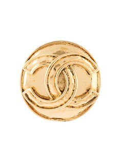 Chanel Pre-Owned брошь 1994-го года с логотипом CC
