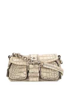 Prada Pre-Owned сумка на плечо с тиснением под крокодила