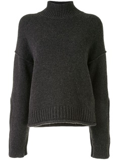 Proenza Schouler White Label укороченный джемпер с высоким воротником