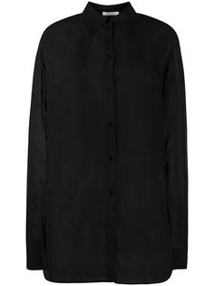Nina Ricci легкая рубашка с кружевным узором