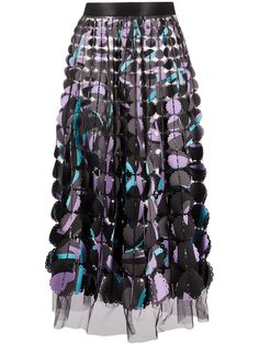 Emilio Pucci юбка миди с пайетками из коллаборации с Koche