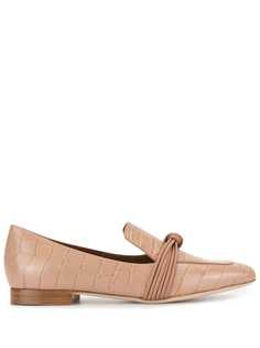 Malone Souliers лоферы Judy с тиснением под кожу крокодила