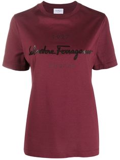 Salvatore Ferragamo футболка с логотипом